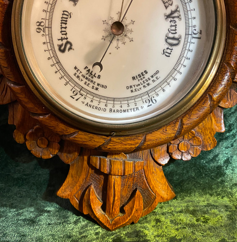 Zero Stock- Antique Travel 8 Day Clock, Barometer and Thermometer Comp –  Explorer Antiques