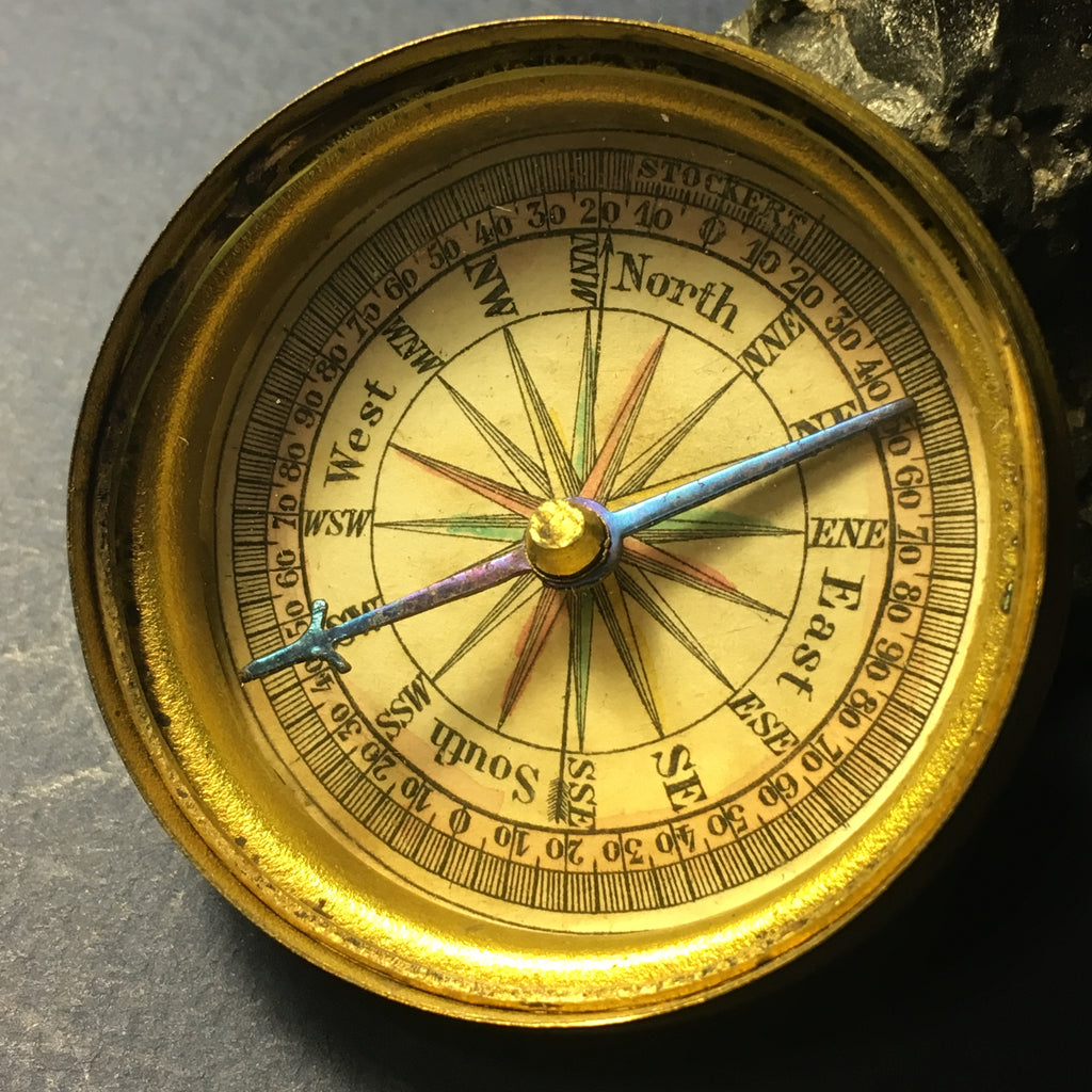 Antique Pocket Compass Made in Germany – Explorer Antiques