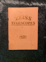 Antique Zeiss Telescopes Catalogue Astro 80 1928