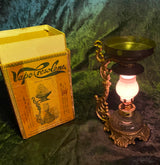 Zero Stock-Antique Cresolene Vaporizer Oil Lamp W/ Box