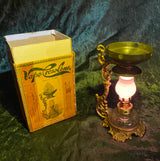 Zero Stock-Antique Cresolene Vaporizer Oil Lamp W/ Box