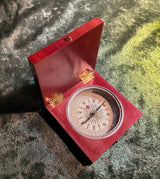 Antique Fruit-Wood Compass Made in Germany