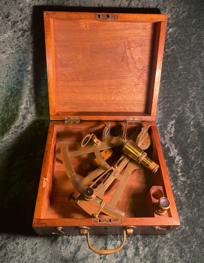 Zero Stock-Antique Marine Sextant Octant Kevin Bottomley Baird Glasgow ...