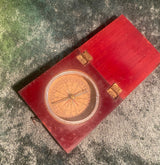 Antique Fruit Wood Compass Made By Stockert Germany