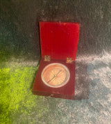 Antique Fruit Wood Compass Made By Stockert Germany