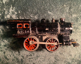 Antique Bing Bavaria  0-4-0 Clockwork Train Set With Cast Iron Locomotive