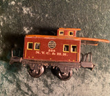 Antique Bing Bavaria  0-4-0 Clockwork Train Set With Cast Iron Locomotive