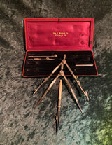 Antique Drafting Set Geo E Watson Co Chicago Illinois