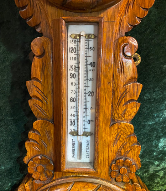Antique Cased Travel Thermometer 