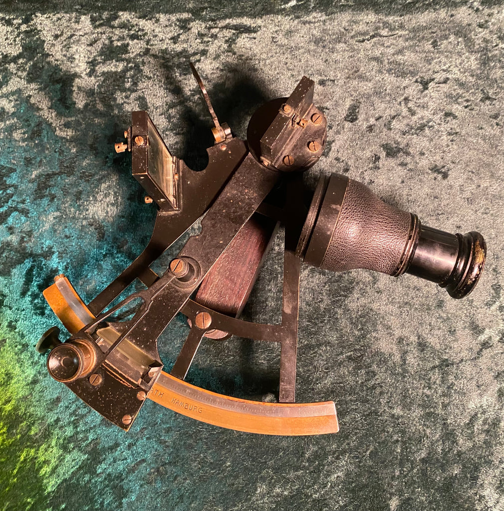 Zero Stock Antique Marine Sextant Octant Made By C Plath Hamburg Germ Explorer Antiques 4956