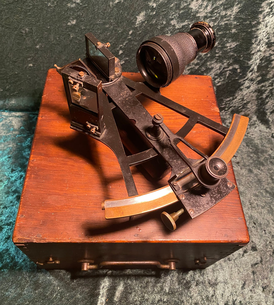 Zero Stock Antique Marine Sextant Octant Made By C Plath Hamburg Germ Explorer Antiques 8080