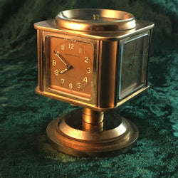 ZERO STOCK-VINTAGE ABERCROMBIE AND FITCH CLOCK WEATHER-STATION  MADE IN SWITZERLAND