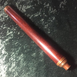 Zero Stock-Antique Single Draw Nautical Mahogany Telescope  Made by J. Smith Kobenhven Denmark